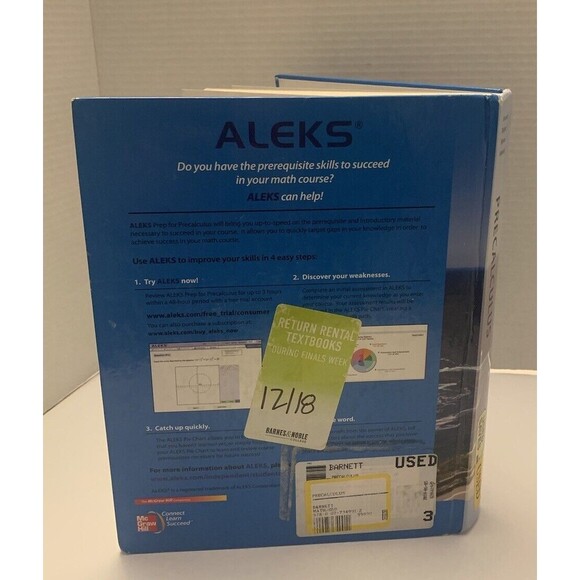 Precalculus Seventh Edition Mcgraw - Picture 2 of 4